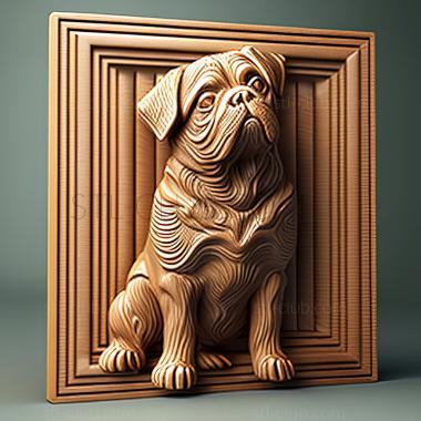 3D model st Boo dog famous animal (STL)